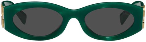 miu miu smu09y|Green Lenses Miu Glimpse Sunglasses .